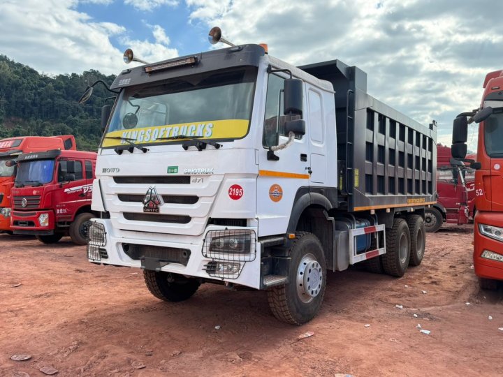 HOWO tractor head on road